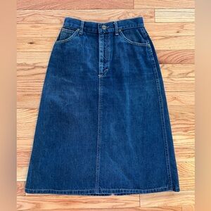 L.L.Bean Freeport, Maine Denim Skirt